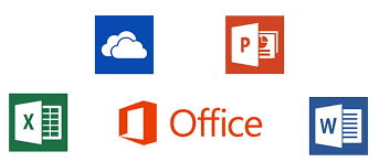 Microsoft Office logo 
Excel, Word, Powerpoint